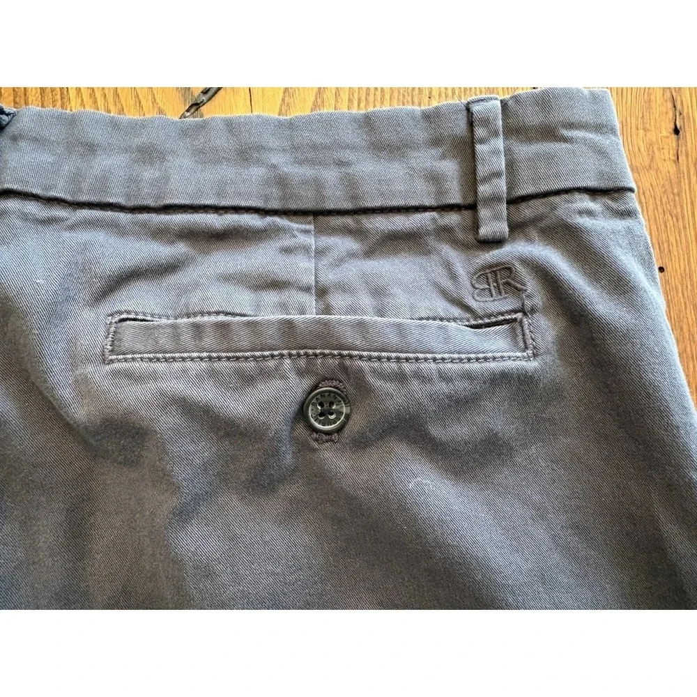 Banana Republic Mens Gray Chinos Pants 36x29 Straight Leg Dress Casual Comfort